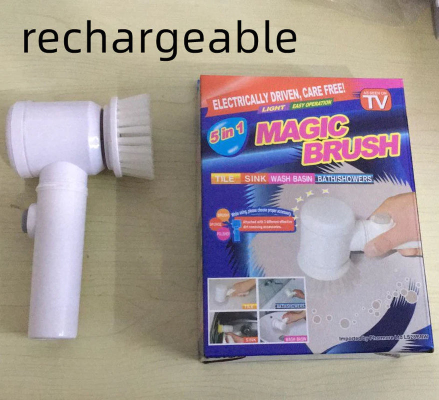 Electric Magic Cleaning Brush: Your 5-in-1 Solution for Effortless Housework