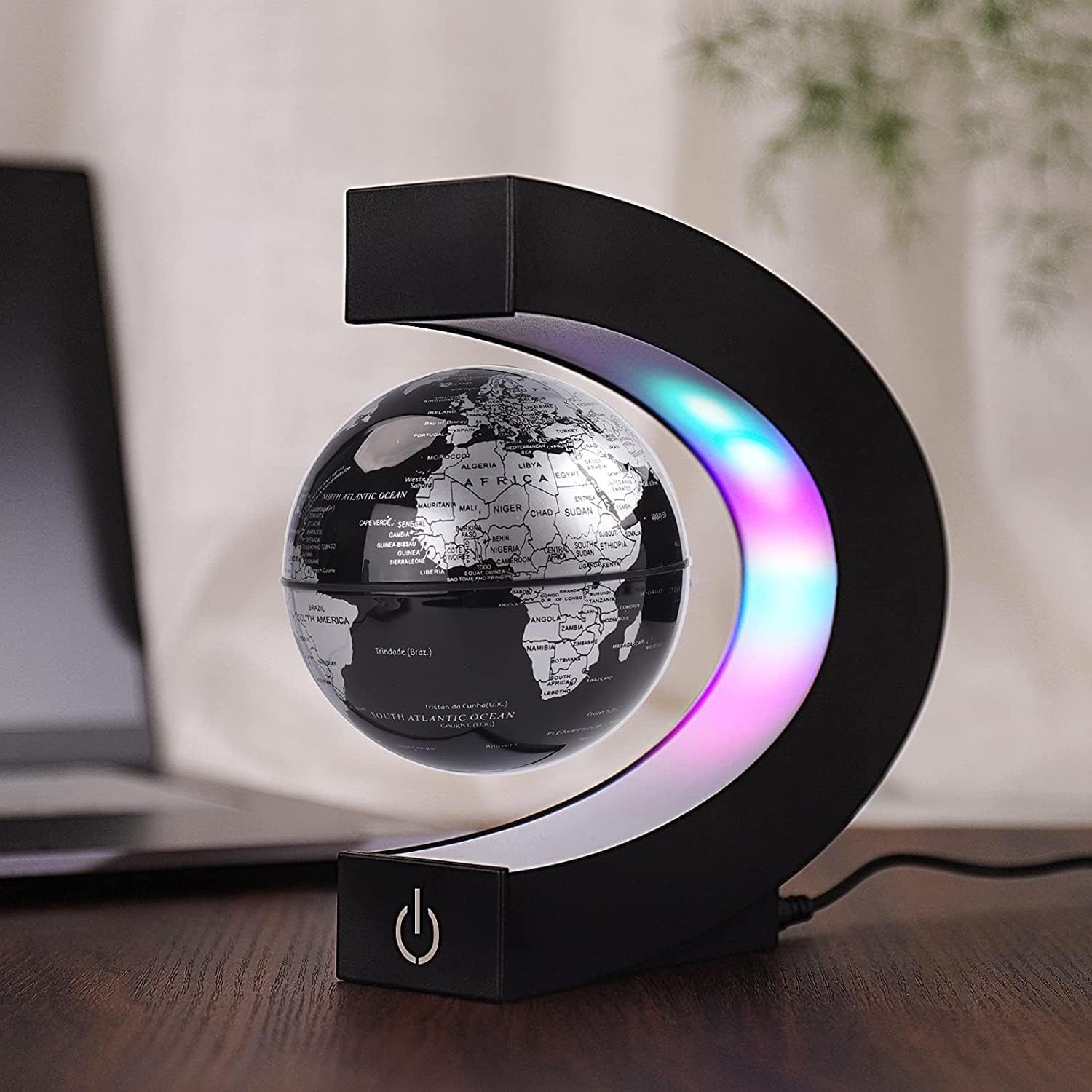 GloboLift: Magnetic Levitating Globe with LED Light