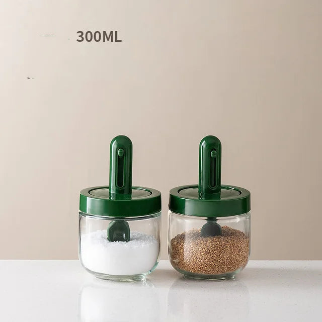 Scalable Seasoning Jar | Household Moisture-Proof Kitchen Seasoning Box | Sealed Glass Bottle Jar Set